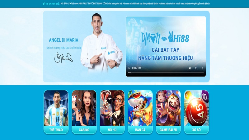 Nhà cái Hi88 đạt chất lượng quốc tế dù sinh sau đẻ muộn