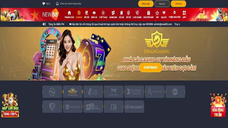 NEW88 là mô hình casino trực tuyến thế hệ mới